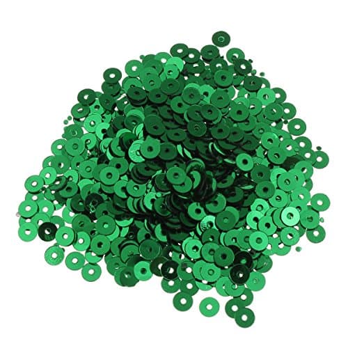 Perlin - Lot de 24 000 perles rondes et lisses à paillettes Ø 3 mm 10 couleurs pour vêtements et bijoux, artisanat métallique