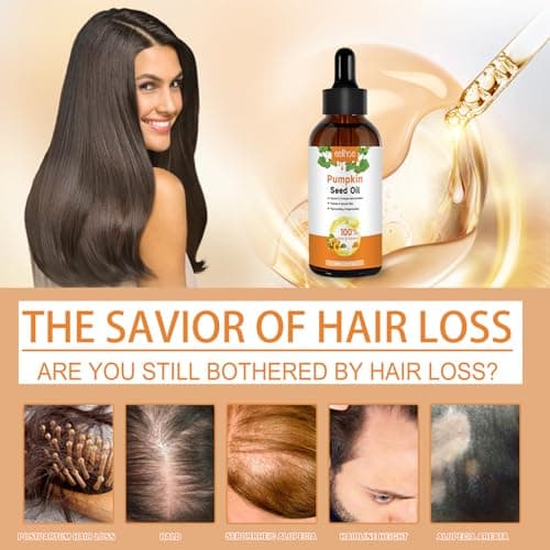 2 pièces Pumpkin Seed Oil,Huile de Graines Citrouille pour Cheveux,Huile de Pepin de Courge,Huile Cheveux Favorise la Croissance des Cheveux,Pour le Traitement de la Chute des Cheveux