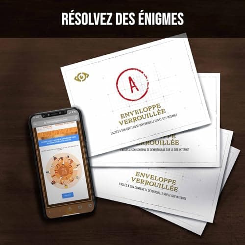 Dossiers Criminels - Mystère dans La Vallée des Rois : Découverte Macabre dans Un Tombeau Pharaonique - Jeu de Societe Escape Game - Jeu d’Enquête Immersif et Collaboratif
