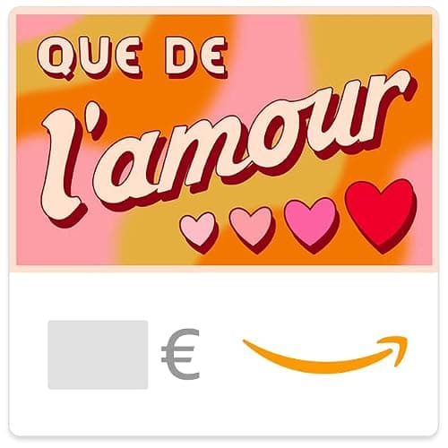 Carte cadeau Amazon.fr - Email - Que de l'amour