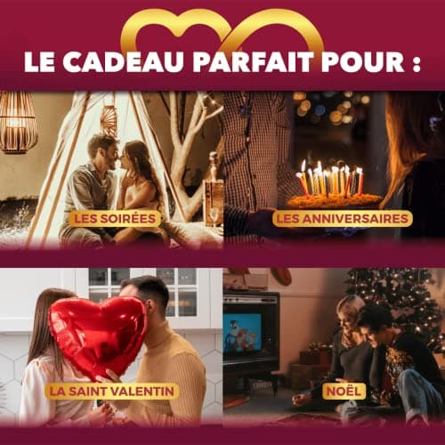 OSMOOZ Red - Jeu Couple - Jeux de société - Jeu de Carte – Cadeau Anniversaire Femme – Cadeau Homme - Cadeau Couple Original – Idée Cadeau Couple Saint Valentin 2024
