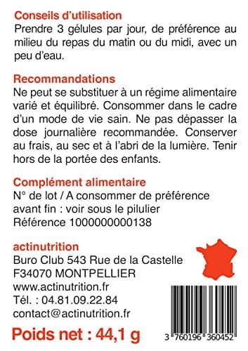 ULTRA Multivitamines | 29 Nutriments Bio-actifs dont Vitamines C & D + Ferments Lactiques | 90 gélules | Pour Vitalité, Immunité et Stress | Fabriqué en France par Actinutrition