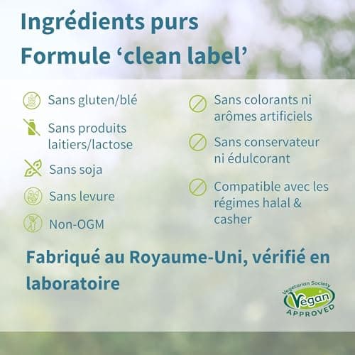 Collagène Vegan en Poudre Avancé avec Vitamine C, 11 g de Protéines, 21 Acides Aminés (y compris Glycine), Peptides de Collagène 100% Végétale, Non Aromatisé, 35 portions – par Igennus