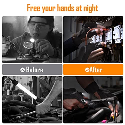 KEZKALS Cadeau Homme/Femme Original, Rechargeable Pêche Gants LED Lumières étanches, Idee Cadeau Fete des Peres Original, Idee Cadeau Homme Original, Cadeau Anniversaire Homme, Idee Cadeau Homme Noel