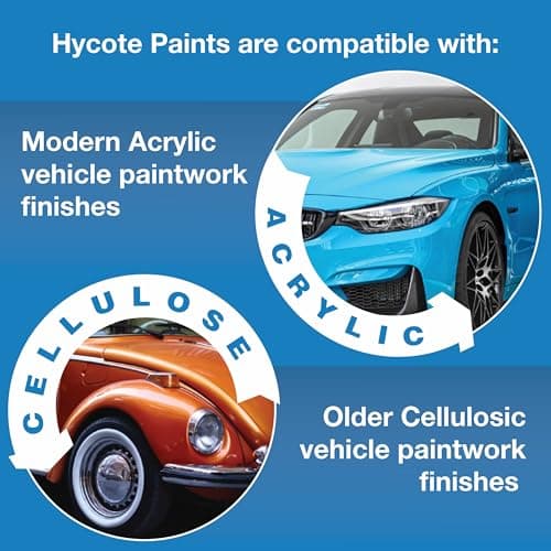 Hycote Peinture en Aérosol Noir Satiné, 400 ml