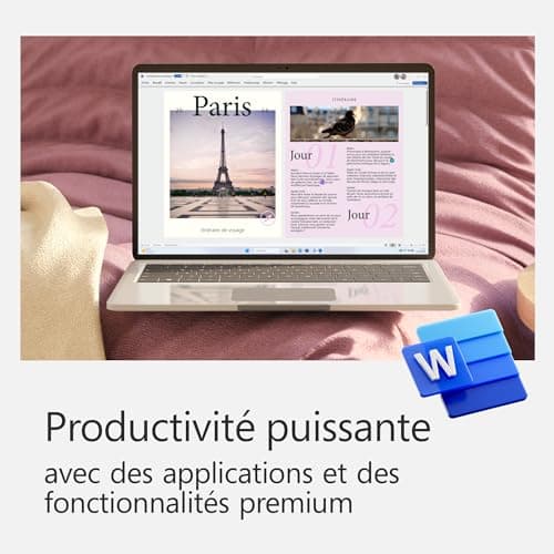 Microsoft 365 Personnel, Office 365 apps, 1 personne, 1 an, PC/MAC, tablette et smartphone, Box