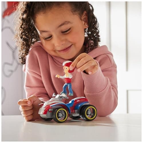 Paw Patrol - Pat Patrouille - VÉHICULE FIGURINE RYDER - Voiture 15cm Figurine Pat Patrouille À Collectionner - Pat Patrouille Jouet - Jouet Plastique Recyclé- Voiture Enfant - Jouet Enfant 3 Ans Et +