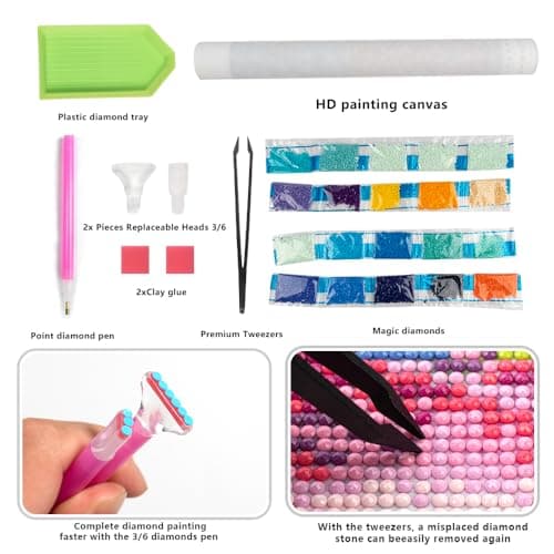 DCIDBEI 30X30CM DIY 5D Diamond Painting Skull Crâne, Petite Mort de Broderie Diamant Kit Complet Rond Adultes, Tableau Diamant Squelette, Décoration Chambre des Enfants Craft Artisanat Art