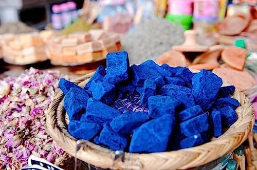 Poudre de Nila Bleu Original en pot refermable- Nila Du Maroc - Pour la peau et les cheveux - Poudre éclaircissante 100% naturelle - Secrets beauté du Maroc