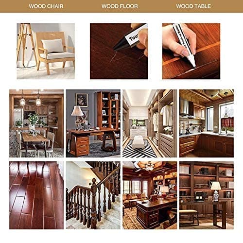 Lot de 21 marqueurs de réparation pour meubles en bois, marqueurs de retouche et bâtons de cire avec aiguiseur pour taches, rayures, sols, tables, bureaux, couvertures, réparation de moulage