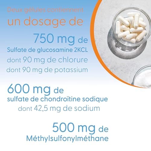 Doctor's Best, Glucosamine-Chondroitin MSM, avec OptiMSM, 120 Gélules, Sans Soja, Sans Gluten, sans OGM