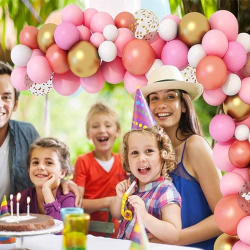 Decoration Anniversaire 1 an Fille,Ballon Anniversaire 1 an fille, Ballons de Baudruche Rose,Deco Anniversaire Fille 1 an,Décoration Anniversaire Fille,Déco Anniversaire 1 an,Ballons Anniversaire Bebe