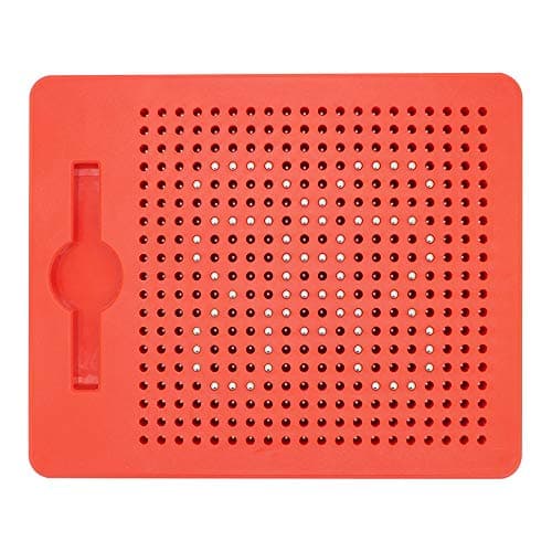HONPHIER®Ardoise Magique Planche à Dessin Magnétique Tablette Magnétique Magnétique Jouet Educatif en Plastique avec Stylo pour Enfant Rouge