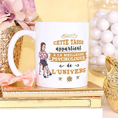 Mugffins Mug/Tasse Psychologue (Meilleur de l'univers) - Idées Cadeaux Drôles Psychologie