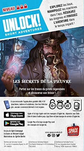 Asmodee - UNLOCK! Short Adventures - Le Réveil de la Momie + Les Secrets de la Pieuvre - Jeu de Société dès 10 ans - Escape Game - Jeu de Cartes Coopératif - 1 à 6 Joueurs - 30 Min- en Français