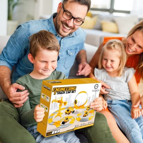 Adeokay Circuit Voiture Enfant 3 4 5 6 7 8 Ans, Jouet Enfant 3 4 5 6 7 8 Ans Circuit Voiture Electrique Cadeau Enfant 3-8 Ans Train Electrique Enfant Jouet Garcon 3-8 Ans Jeux Educatif 3-8 Ans
