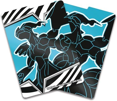 Pokémon : Coffret Dresseur d’élite Écarlate et Violet – Foudre Noire – Zekrom du JCC Pokémon (1 Carte Promo Entièrement Illustrée de Fulguris, 9 Boosters et des Accessoires de Jeu Premium)