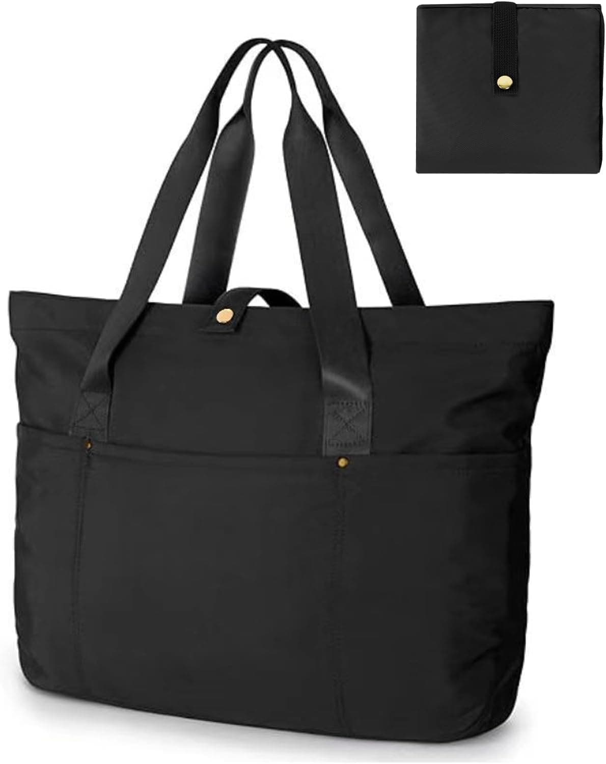 Aucuu Sac a Main Femme Cabas, Sac Fourre-tout Pliable, Sacs Ordinateur, Sacs Fourre-tout Pliable et Léger pour Femme pour Voyage, Gym, Travail, École