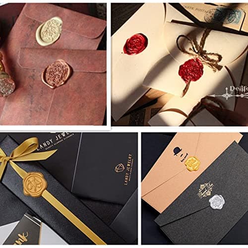 Joyeee Lot de 800 perles de cire, Sceaux de tampon pour embellir les enveloppes, les invitations de mariage, les lettres, les cartes de Thanksgiving, les idées cadeaux de Noël pour maman