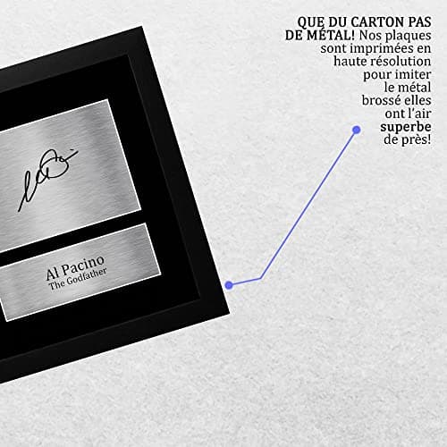 HWC Trading FR A4 Al Pacino The Godfather Cadeaux Imprimé Signé Autographe Photo pour les fans de cinéma - A4 Encadré