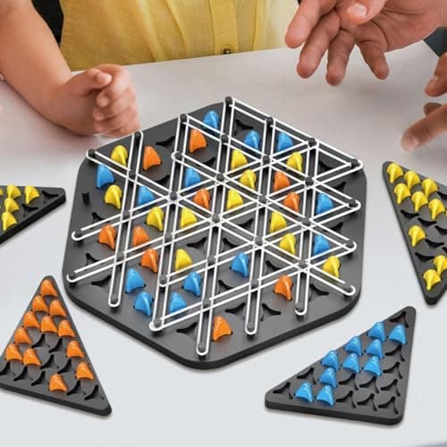 Jeu de Triangle en chaîne, Jeu de stratégie triggle, Le triggle Jeu élastique, Jeux d'échec en chaîne Triangulaire, triggle Jeu de société, Triangle Board Game