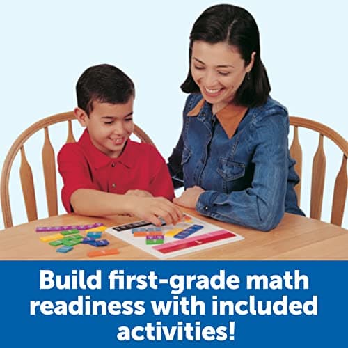 Learning Resources Tuiles de fractions arc-en-ciel avec plateau 10 x 12.8 x 1.3 pouces