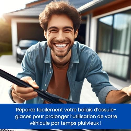 Lot de 6 Clips de Serrage pour Peugeot 3008, 5008 & Citroën C5, DS7 - Colliers de Fixation Robustes pour Bras Essuie Glace Avant - Attache Balai Accessoire Tuyau Lave Glace Entretien Maintenance