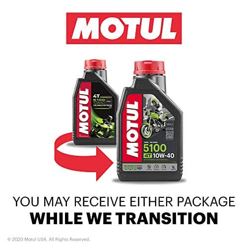 Motul Motorbike Oil 5100 4T 10W40 1L 221 x 117 x 63,5 Noir