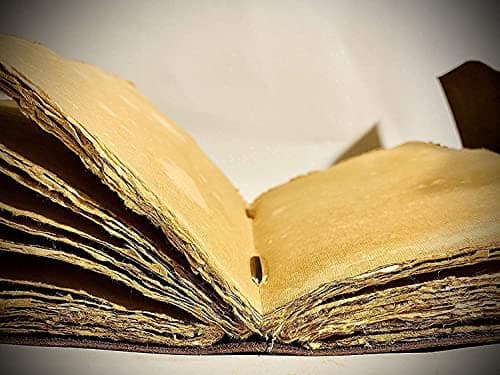 Urban Leather Carnet en Cuir Journal Vintage Avec de Vieilles Pages Vierges épaisses Non Lignées - Pour écrire, Dessiner, Faire Des Croquis Pour Homme et Femme, 18 x 13 cm