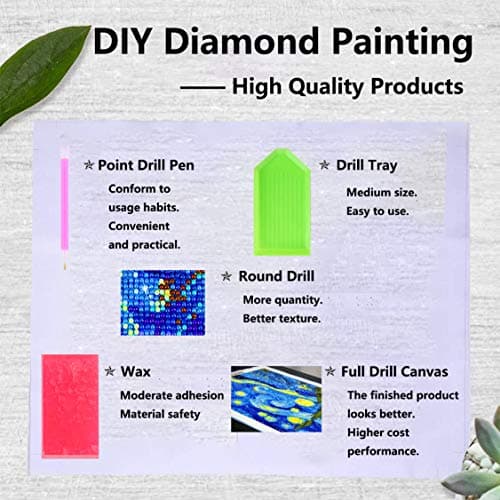 VAIIEYO 5D Diamond Painting Fantôme Citrouille, Broderie Diamant Halloween, Canevas Diamant kit Complet Point De Croix Broderie Salon Chambre Autocollant Décoration 30x40 cm