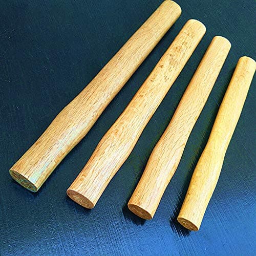 Manche de marteau octogonal en bois - Manche de rechange pour marteau à griffe/club (35 cm)