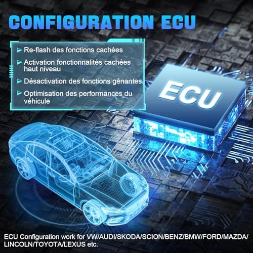 XTOOL InPlus IP616 OBD2 Valise Diagnostic Auto, OBD2 Diagnostic Voiture, 31+ Service, Remise à zéro Huile/ABS/DPF/TPMS, Codage des Injecteurs, Programmation des clés, Mise à Jour à Vie