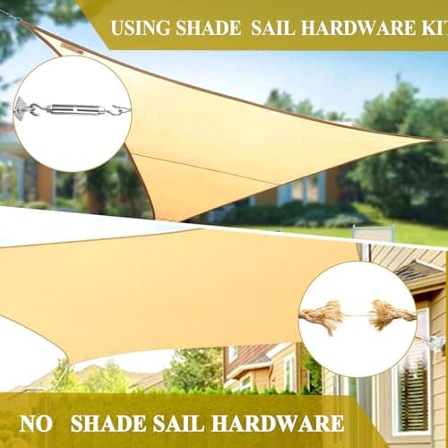 LPAOIS Kit de Fixation Voile d'ombrage,44Pcs Kit de Montage Fixations d'ombrage de Voile,Acier Inoxydable 304 Kit Accessoires de Fixation de matériel,Kit de Fixation pour Voile de Jardin pour Jardin