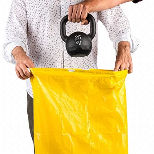 Relevo sacs poubelle avec poignées, 100% recyclés, très résistant 30 L, 90 pièces
