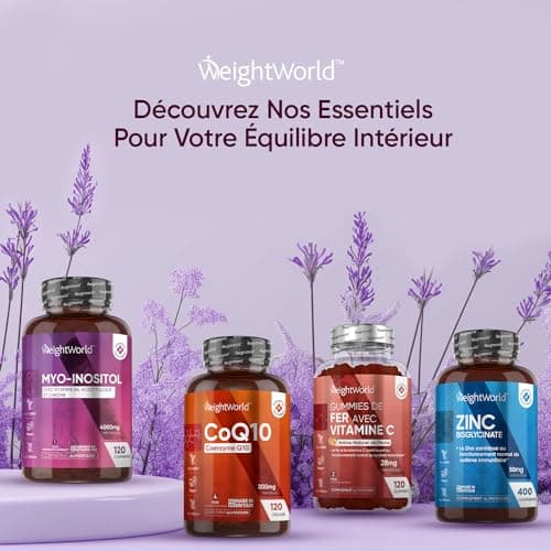 Myo Inositol 4000mg - Enrichi en Vitamines B6, B9 Acide Folique, Chrome - Bien-Être Femme - Pour Métabolisme Énergétique, Glycémie (EFSA) - 120 Comprimés (1 Mois) - Alternative Inositol Poudre