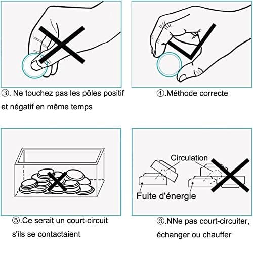 Paquet de 40 Piles Bouton alcaline de la Pile LR1130 AG10
