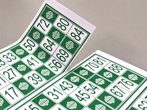 600 Cartes Carton de Loto Bingo Traditionnel de 90 Boules