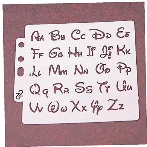 AMOYER Lettre Alphabet Pochoirs Modèle Peinture Scrapbooking Embosser Emboutissage Album Card