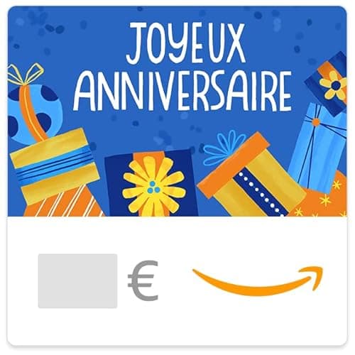 Carte cadeau Amazon.fr - Email - Joyeux anniversaire - Cadeaux