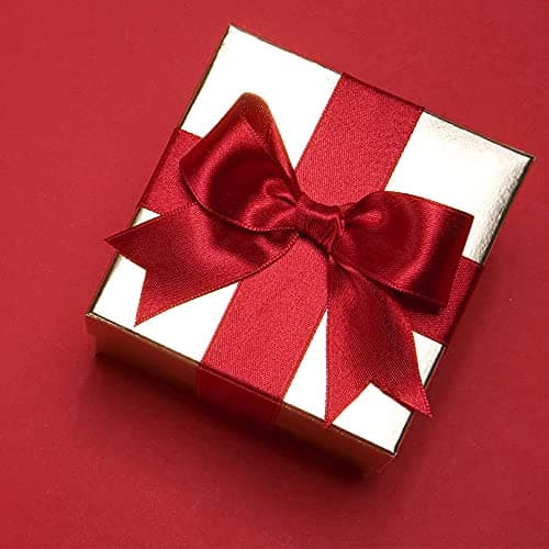 NOVAGO-2 Rouleaux 22 M ruban satin largeur 2 cm -Décoration pour Fleurs, cadeaux, Mariage, fêtes. (Rouge)