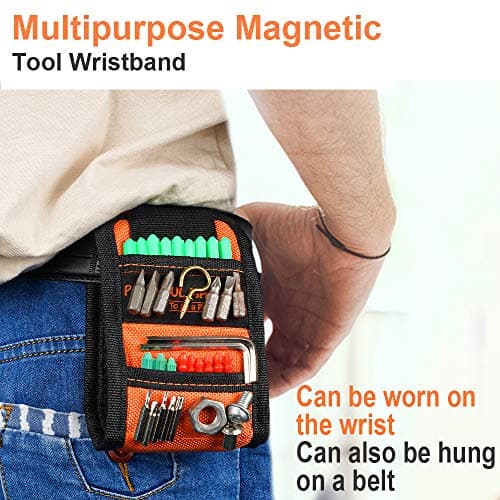 Cadeau Homme Original Bricolage Outillage - Idee Cadeau Homme Noel Gadget Insolite Utile Outil Multifonction, Cadeaux Papa Noel Bracelet Magnetique Homme, Cadeau Saint Valentin, Cadeau Fete des Peres