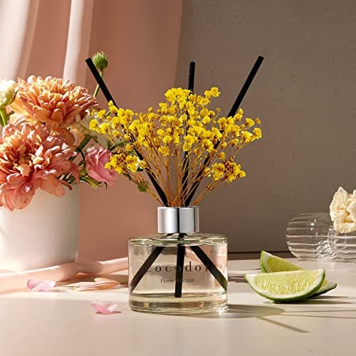 COCODOR Diffuseur à roseaux de Fleurs Conservées/Belle Pivoine (Lovely Peony) / 200ml / Parfum Ambiance, Diffuseur Parfum Maison, Cadeau pour Femmes, Cadeau Fête des Mères