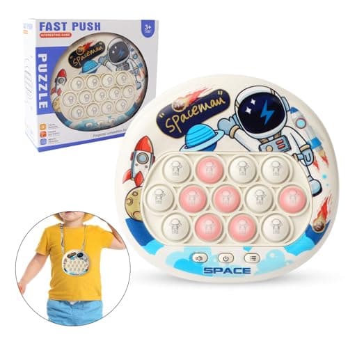 Pop It Electronique 13Keys 200 Niveaux Popit Electronique 4 Modes Console de Jeu Quick Push Bubbles Jeu Pop Puzzle de Light Bouton Décompression Breakthrough Puzzle Game Machine Pop It Game Machine