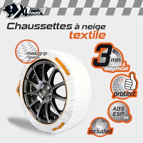 XL Perform Tools 450455 Chaussettes à Neige Textiles TX5