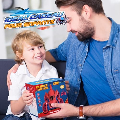 Dreamlandia Voiture Télécommandée Enfant, Jouet Enfant 3 4 5 6 7 8 9 Ans Garçon Jouet Garcon 3-9 Ans Cadeau Garcon Fille 3-12 Ans Jeux Enfant 3-10 Ans Voiture Enfant RC Car Exterieur