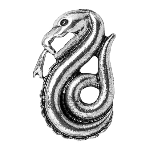Cinereplicas - Harry Potter - Cravate avec Pin's - Edition Deluxe - Licence Officielle - Serpentard - Taille Unique - 100% Microfibres - Vert