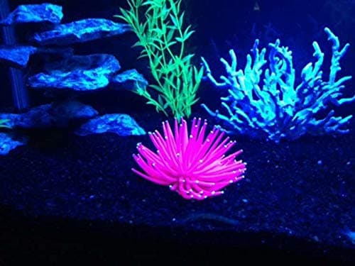 NATHA Bleu Plante d'aquarium en Plastique en Forme de Corail Ornement pour Aquarium