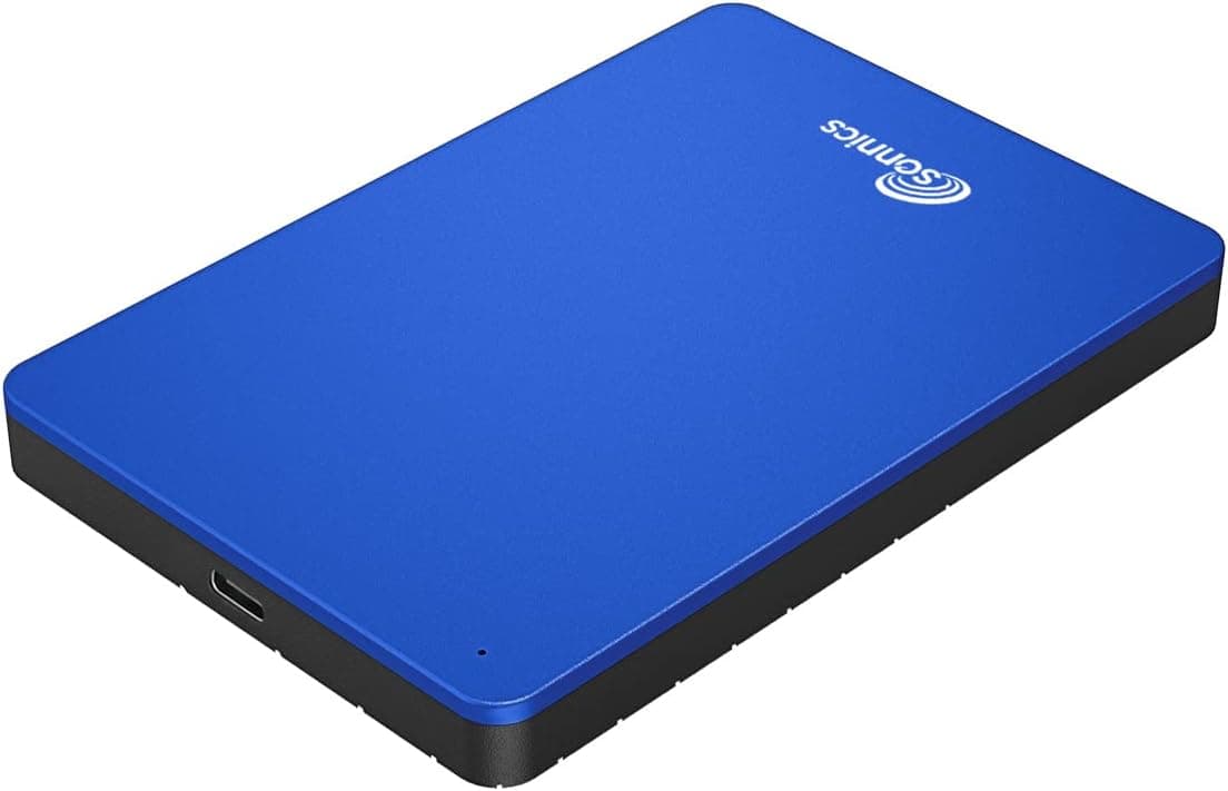 Sonnics SSD portable (1 To, USB 3.1, compatible avec Windows PC, Mac, Smart TV, Xbox One et PS4)