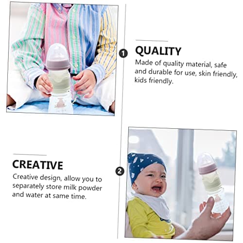 ibasenice Biberon Bébé Bouteilles Bébé Bouteilles Bébé En Verre De Lait Sucette Bébé Biberon Bébé Portable De Lait Enfant En Bas Âge De