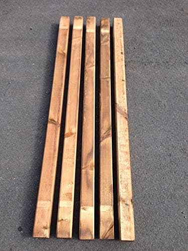 HaGa Piquet de clôture pour clôture de jardin et bien plus encore en bois de pin 7 cm x 7 cm x 100 cm